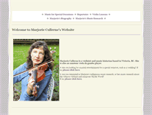 Tablet Screenshot of marjoriecullerne.com